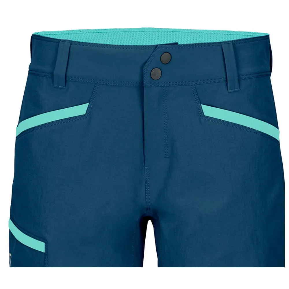 Pantalón corto de trekking Ortovox Pelmo Short W Deep Ocean