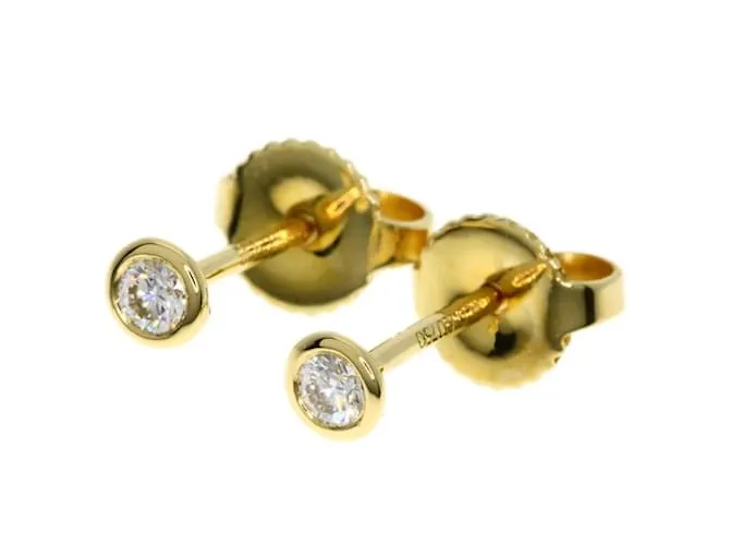 Pendientes de diamante en oro amarillo de 18K Tiffany & Co. 