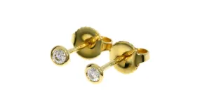 Pendientes de diamante en oro amarillo de 18K Tiffany & Co. 