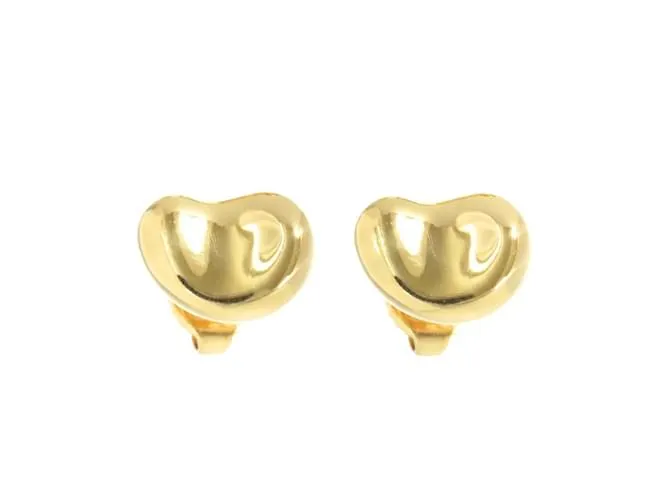 Pendientes de frijol de oro amarillo de 18K Tiffany & Co. 