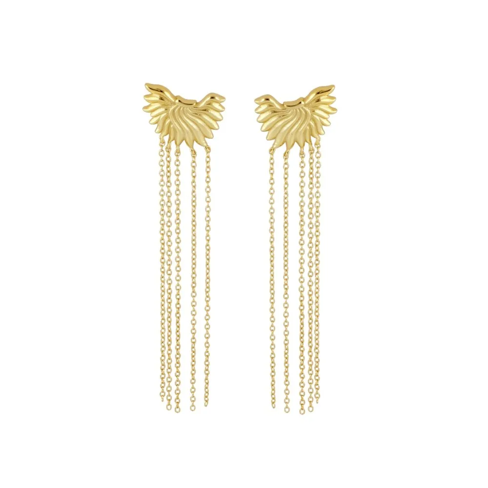 Pendientes Flying Oro (PAR)