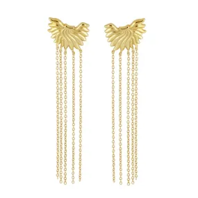 Pendientes Flying Oro (PAR)