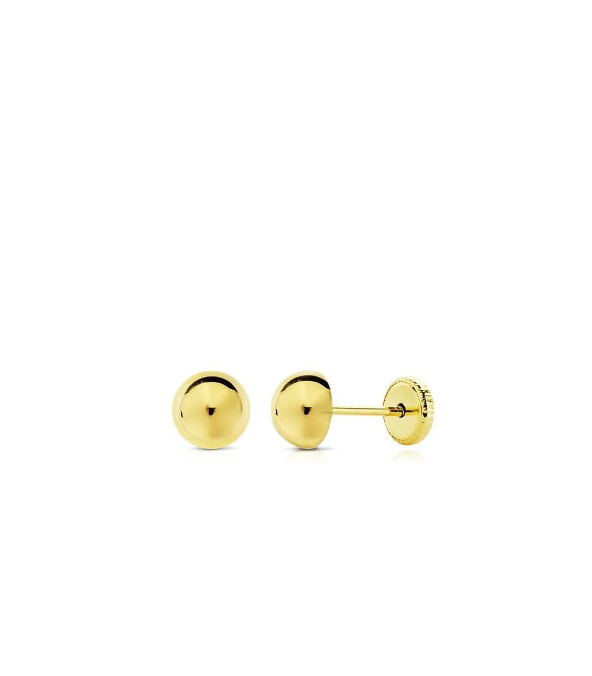 Pendientes oro amarillo Esther 6 mm 18 Ktes