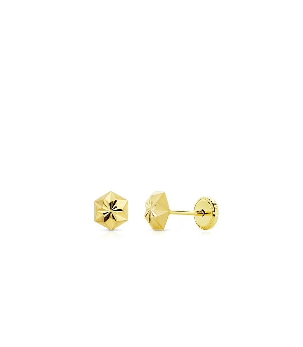 Pendientes oro amarillo Evita 5 mm 18 Ktes