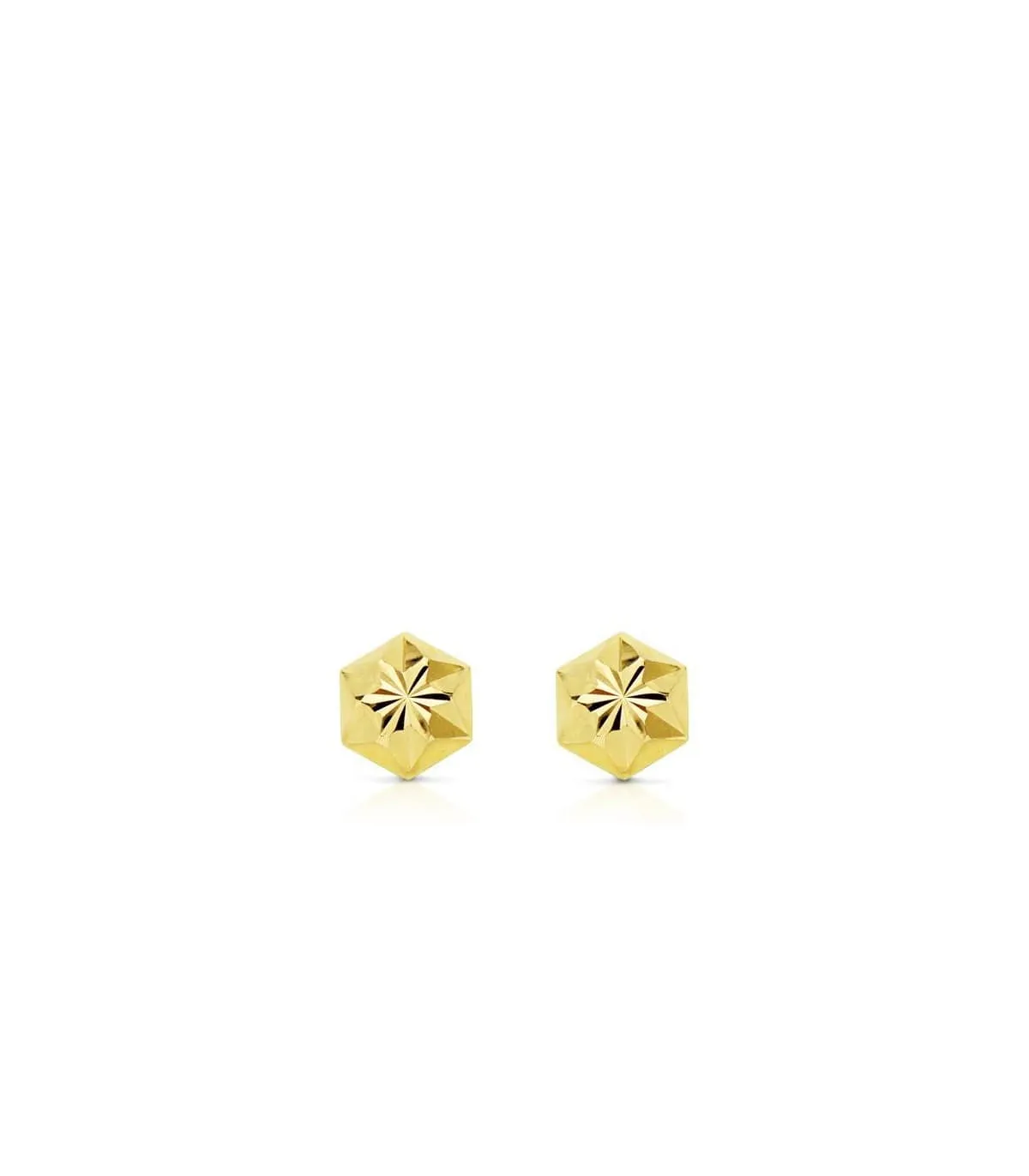 Pendientes oro amarillo Evita 6 mm 18 Ktes