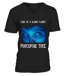 PGSR-BK. Porcupine Tree - Fear of a Blank Planet Camiseta cuello en V Unisex