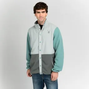 Polerón Outdoor Hombre Spyder Fleece Jacket Gris