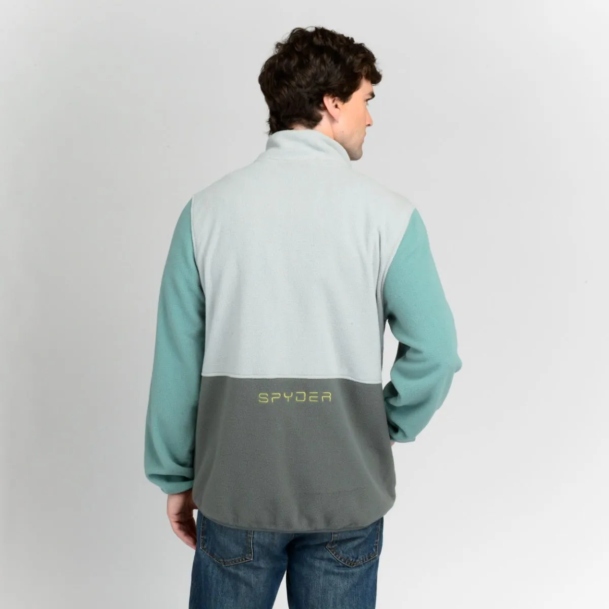 Polerón Outdoor Hombre Spyder Fleece Jacket Gris