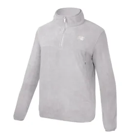 Polerón Polar Outdoor Hombre New Balance Quarter Zip Gris