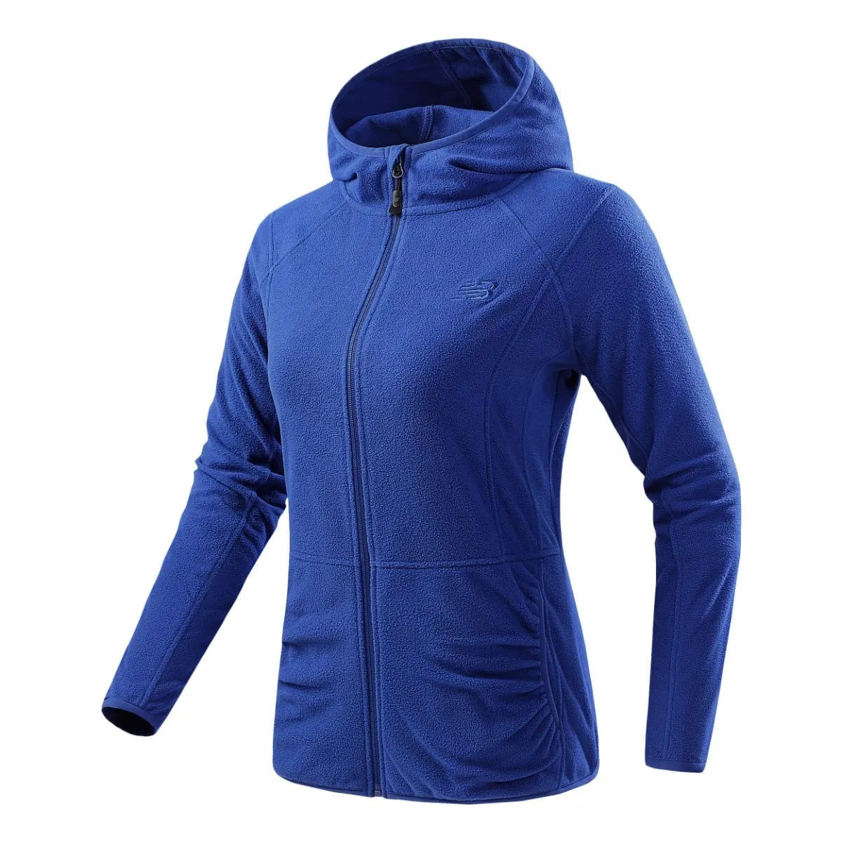 Polerón Polar Outdoor Mujer New Balance Full Zip Azul