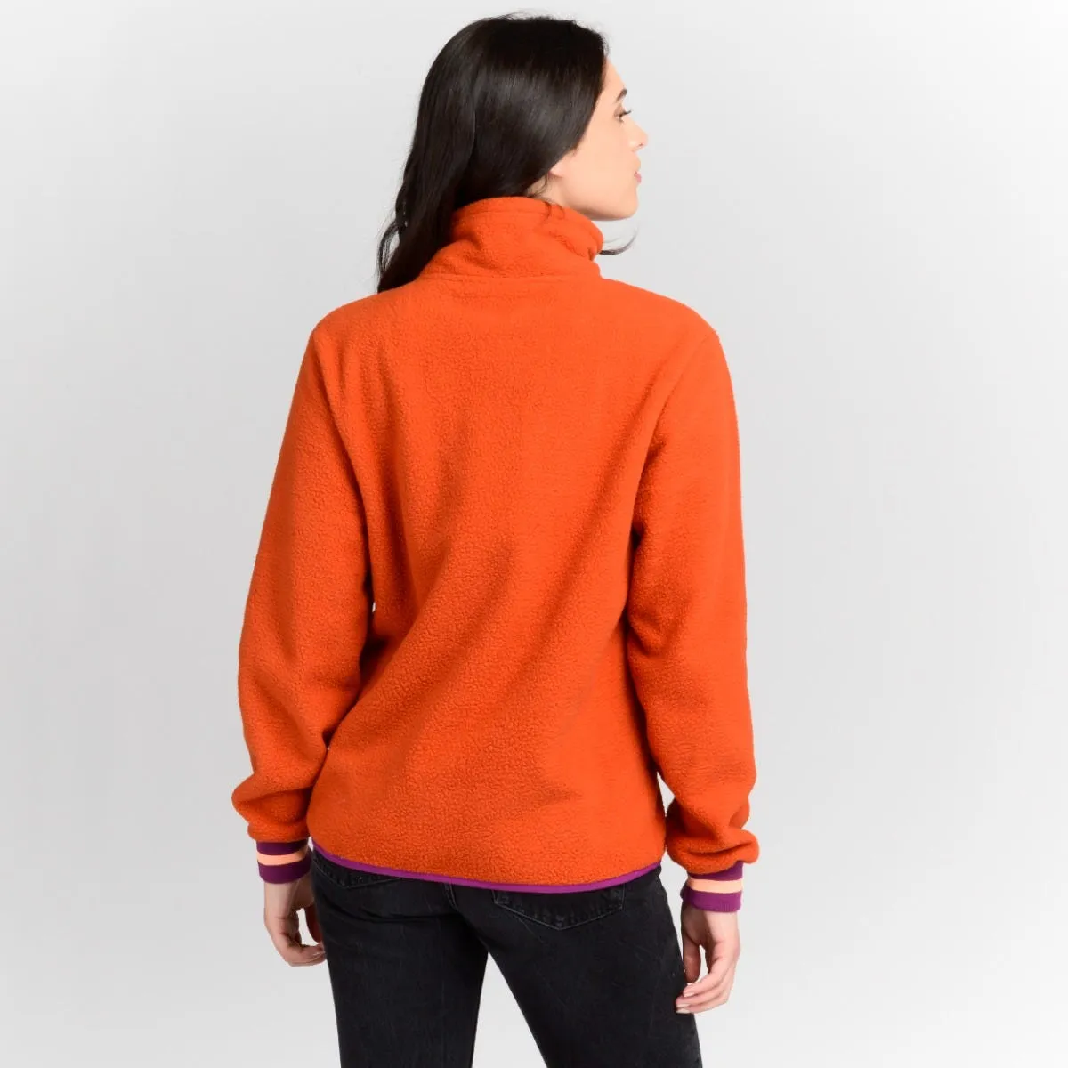 Polerón Polar Outdoor Mujer Spyder Full Zip Fleece Café