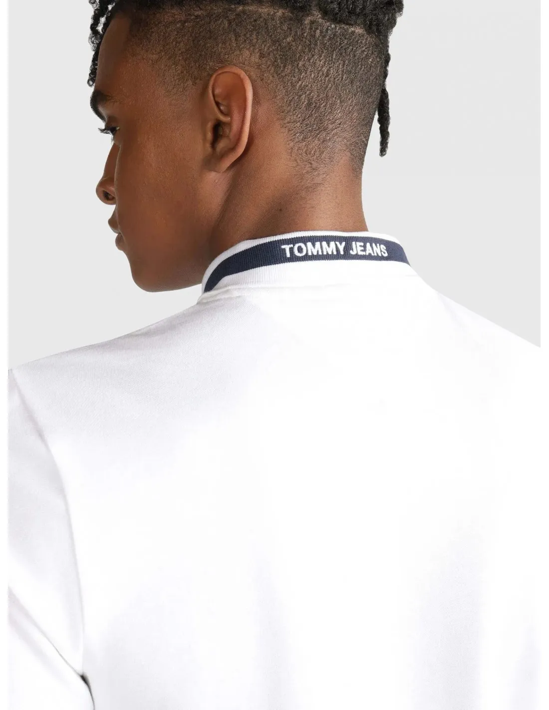 Polo elástico de corte slim de hombre de Tommy Jeans