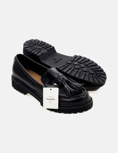 Pull&Bear Mocasín negro básico