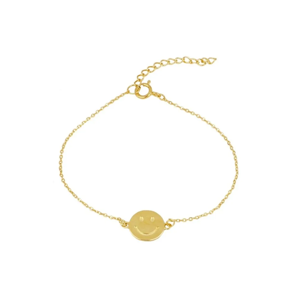 Pulsera Smiley Oro