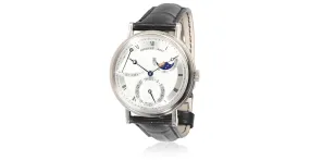 Reserva de marcha Breguet Classique 7137cama y desayuno/11/9V9 Reloj para Hombre en Oro Blanco 