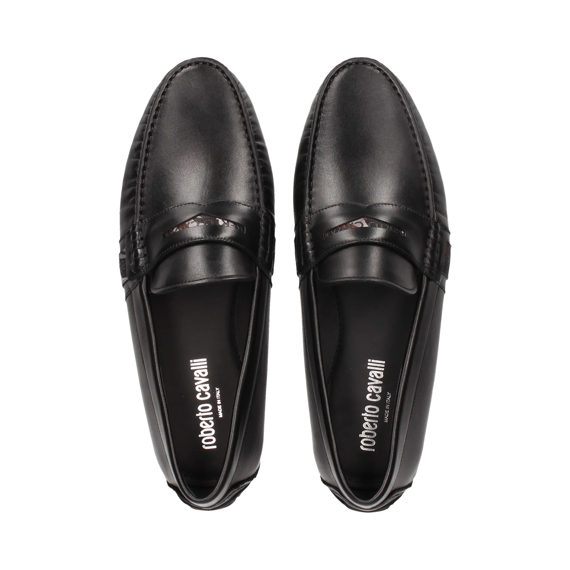 ROBERTO CAVALLI Mocasines de Hombre NEGRO