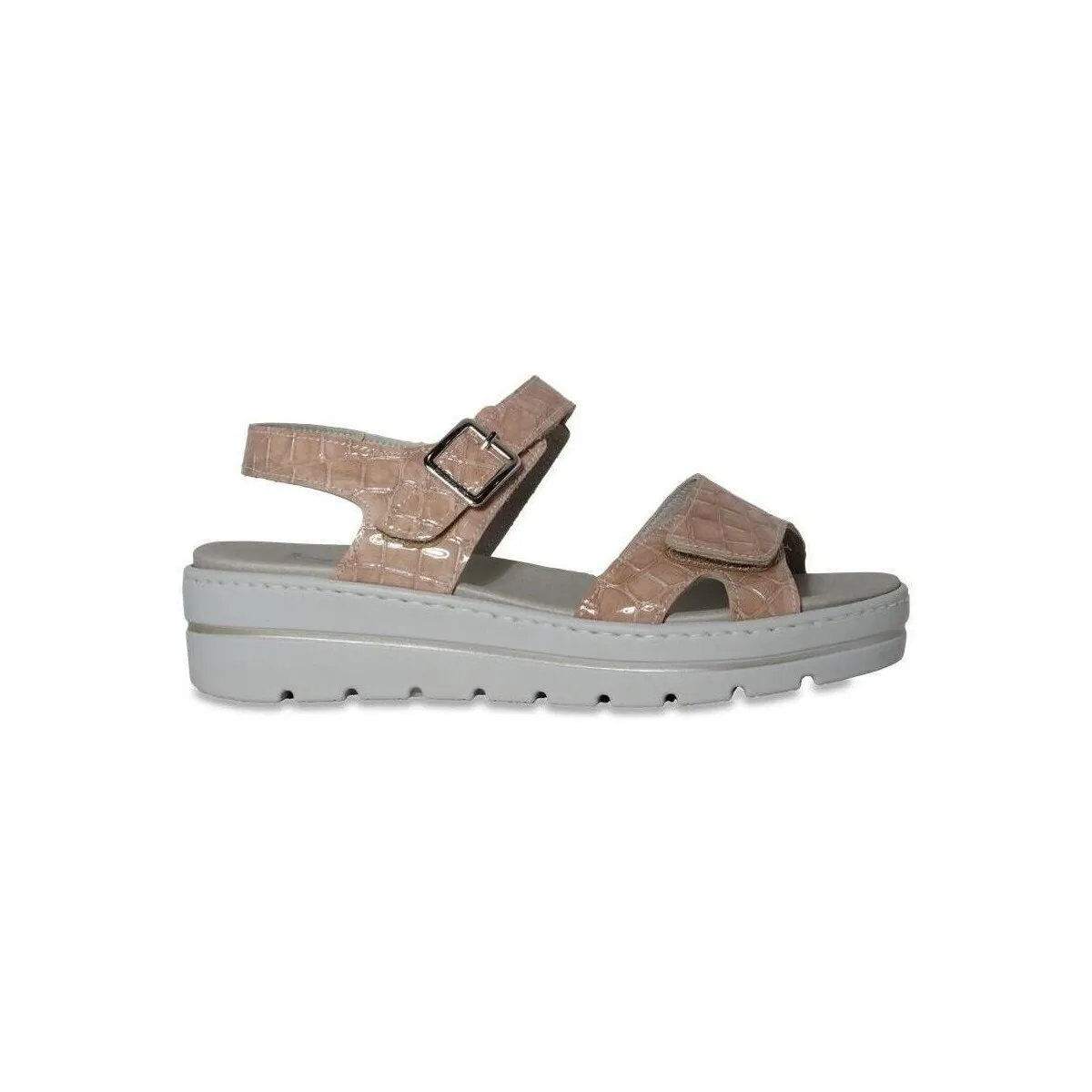 SANDALIA CUÑA MUJER VELCRO SERPIENTE  0465