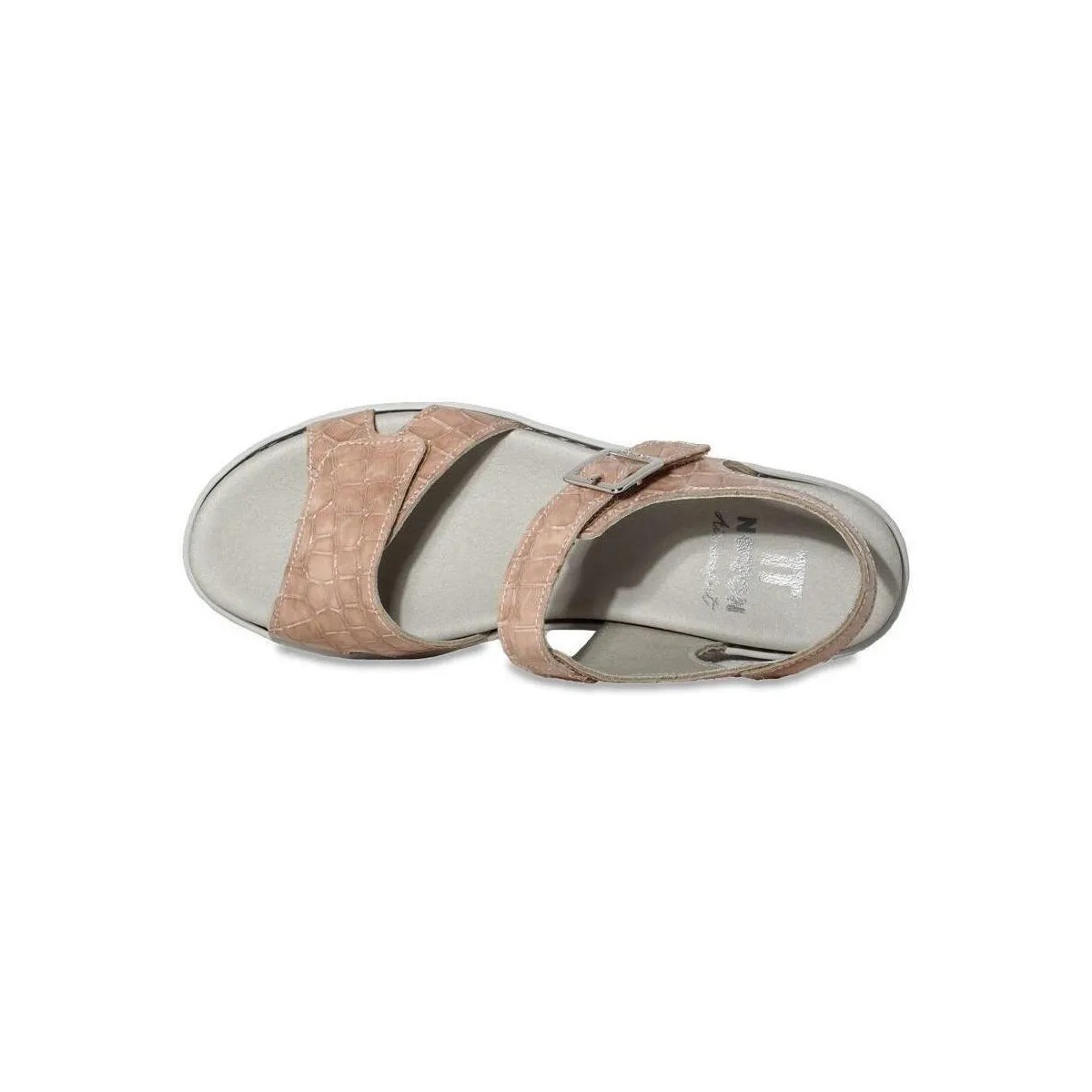 SANDALIA CUÑA MUJER VELCRO SERPIENTE  0465