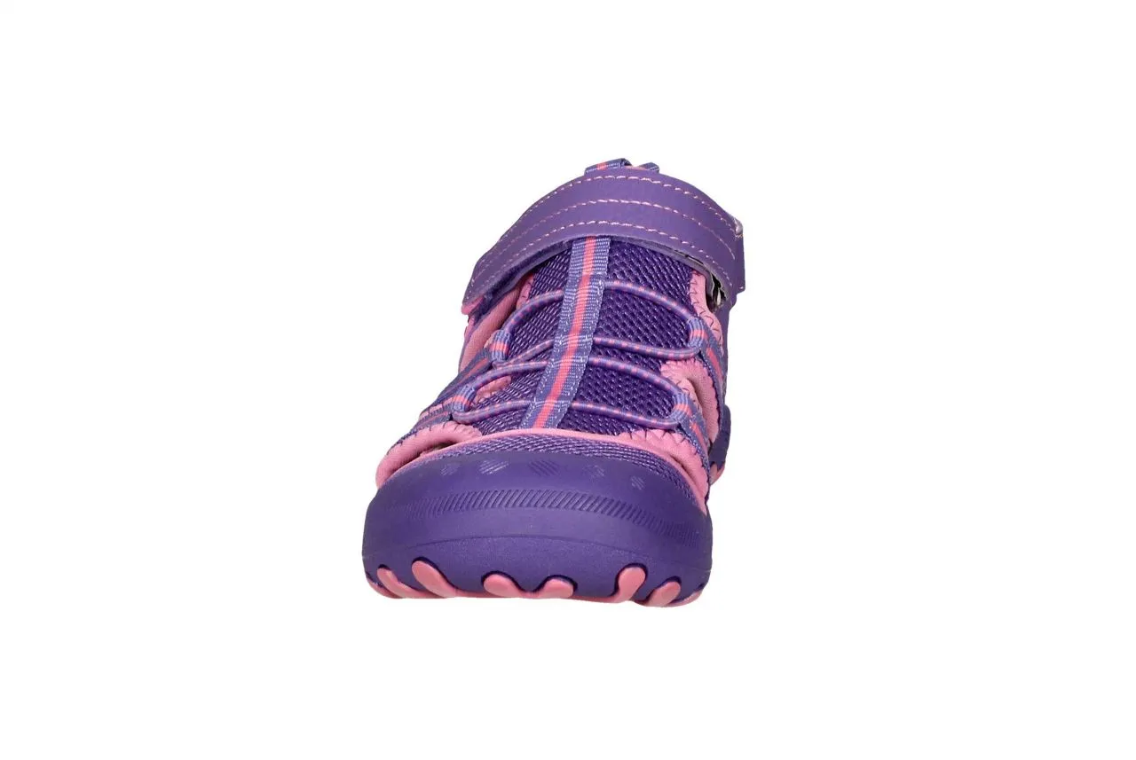 Sandalia Morada-rosa Campamento Velcro Talon