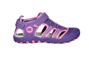 Sandalia Morada-rosa Campamento Velcro Talon