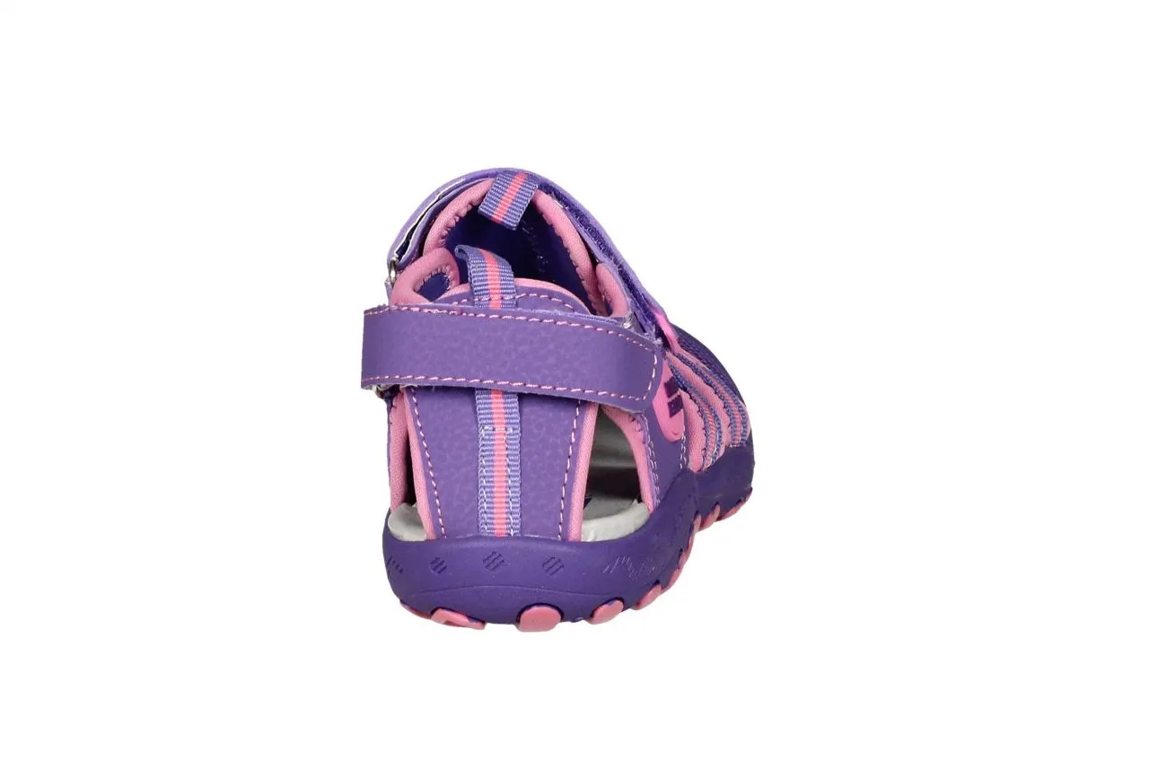 Sandalia Morada-rosa Campamento Velcro Talon