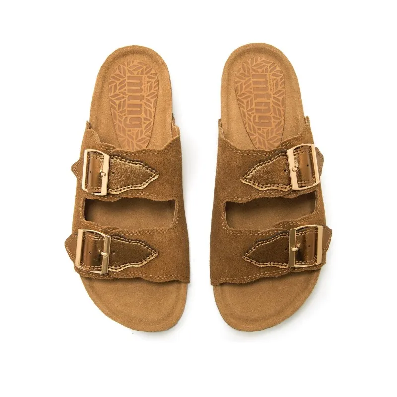 Sandalias Casual de Mujer MTNG LIN Marron 57338