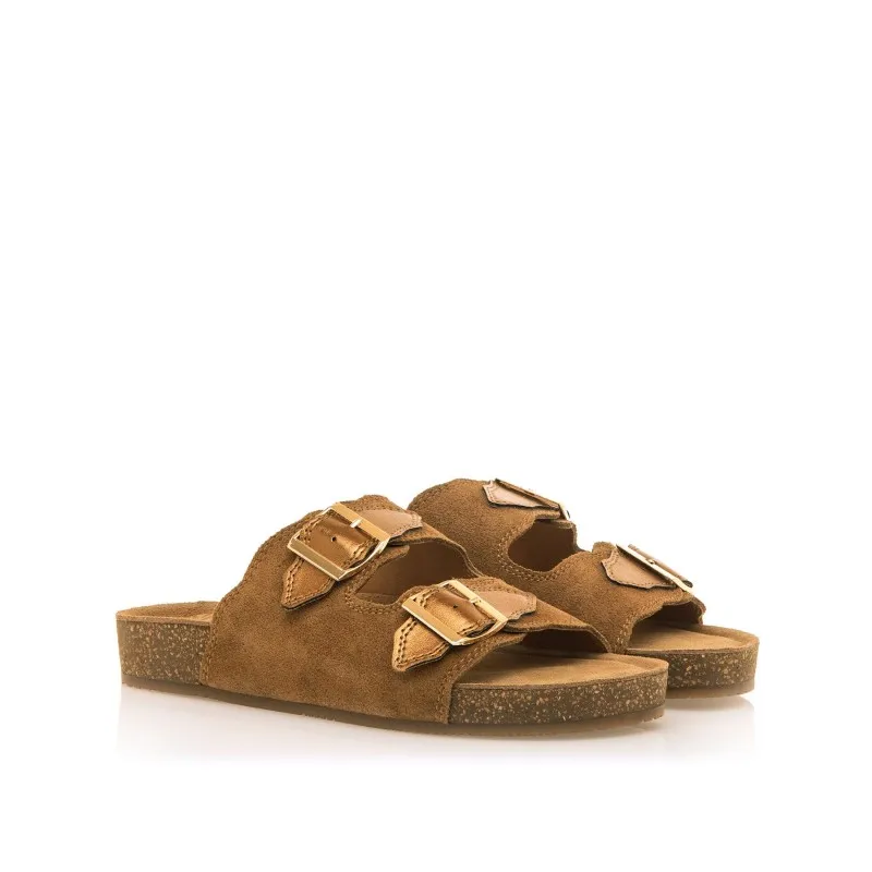 Sandalias Casual de Mujer MTNG LIN Marron 57338