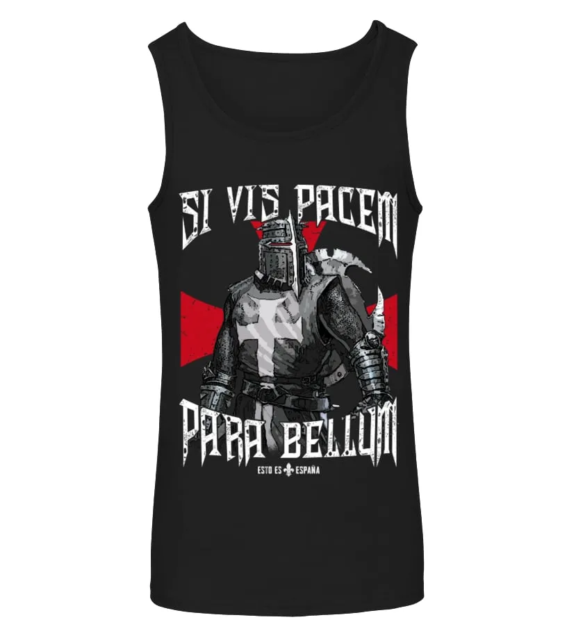 Si vis pacem, para bellum, esto es España Camiseta sin mangas Unisex