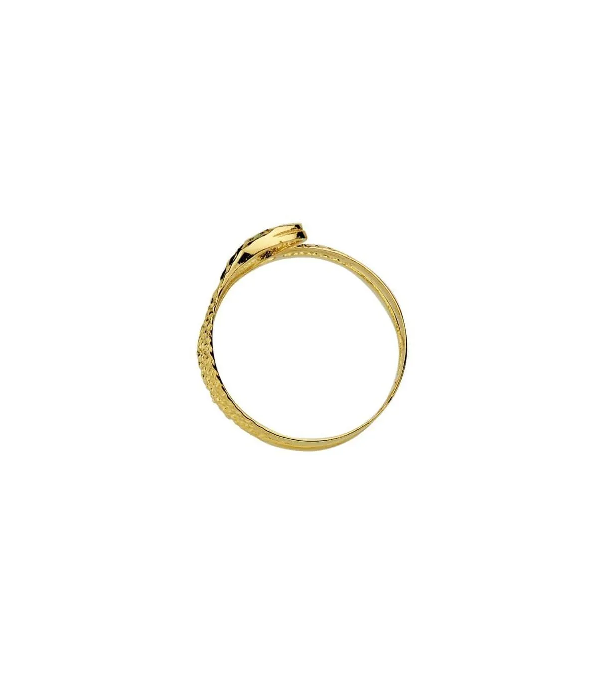 Sortija Mujer Serpiente Oro Amarillo 18K Esmeralda