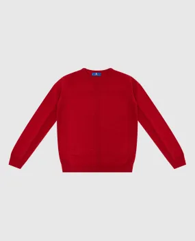 Stefano Ricci Children's red cashmere sweater