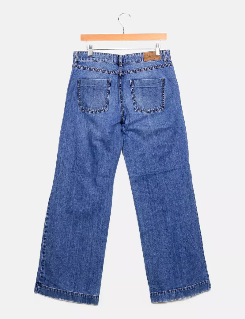 Stradivarius Pantalón denim cargo