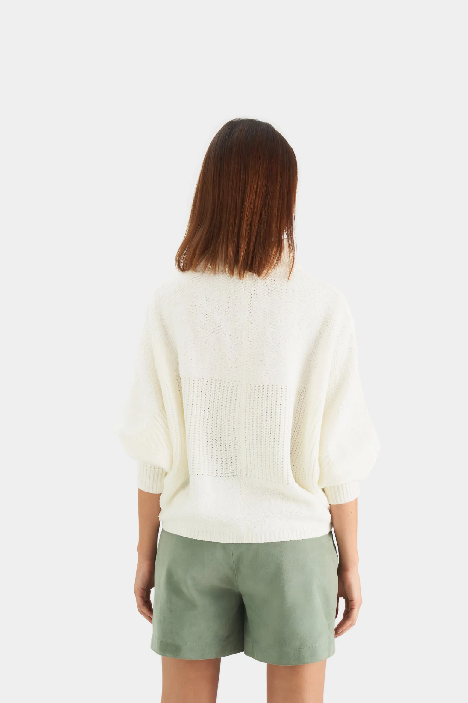 Sweater amanita tejido para mujer silueta oversized