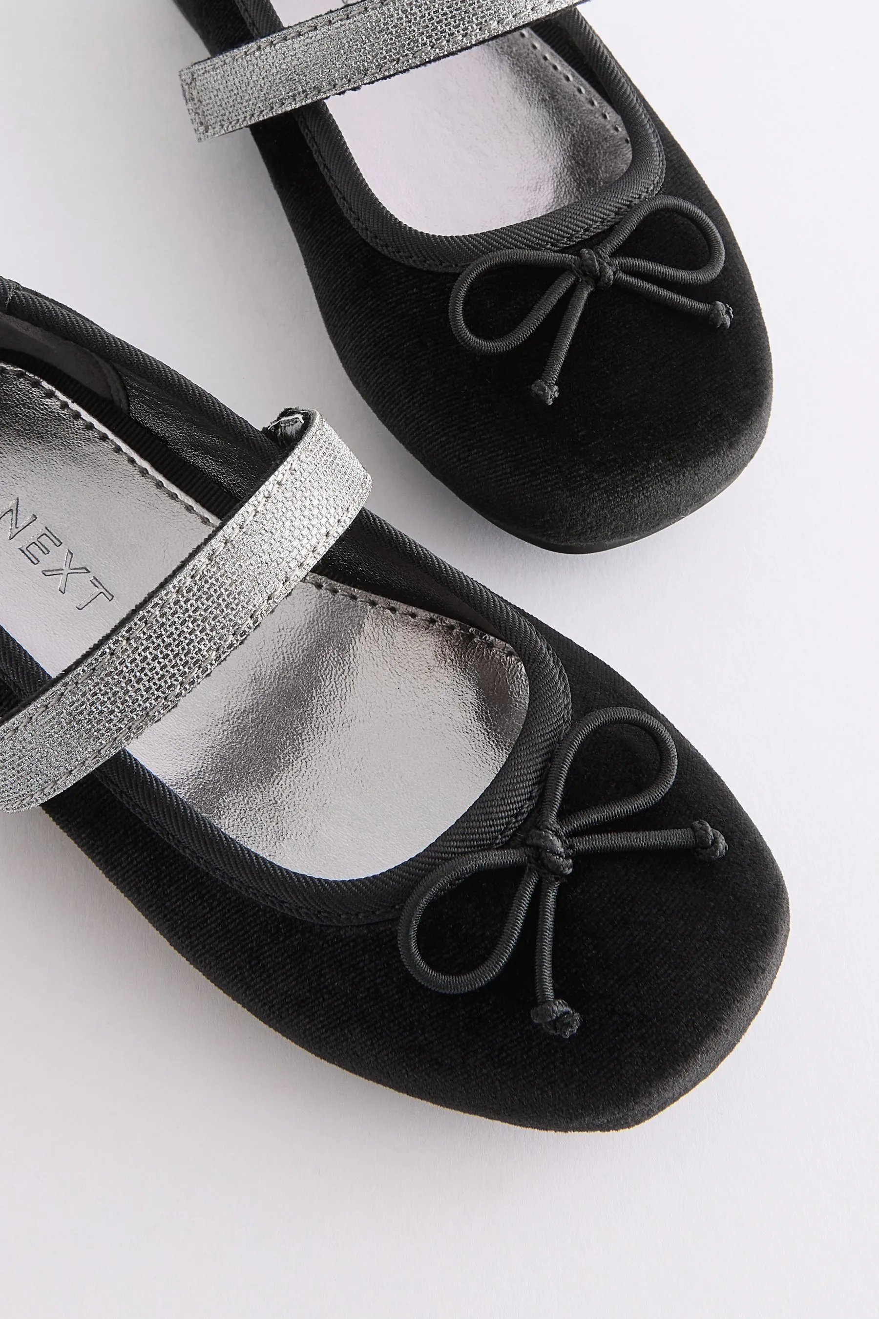 Terciopelo negro - Zapatos de vestir estilo ballet