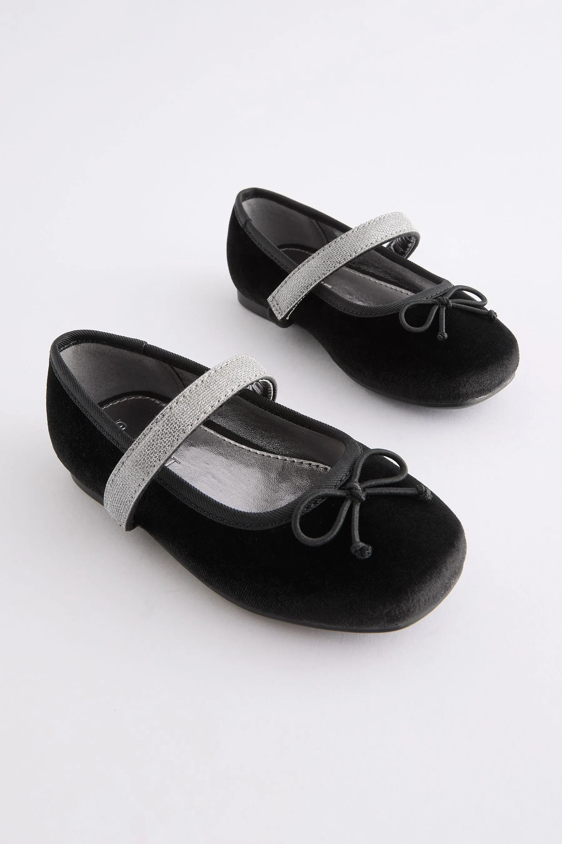 Terciopelo negro - Zapatos de vestir estilo ballet