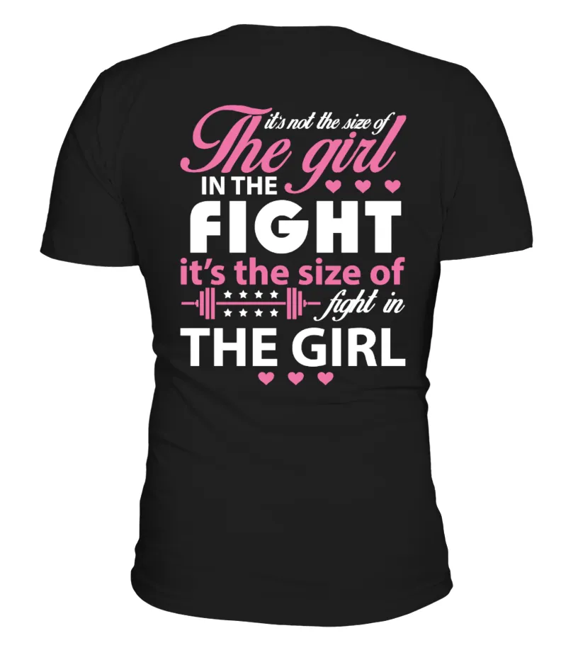 The Girl in The Fight T-shirt Camiseta cuello redondo Unisex