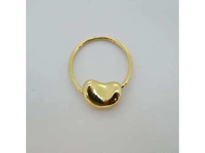 Tiffany & Co Anillo de banda de oro amarillo K18YG Tiffany Bean 