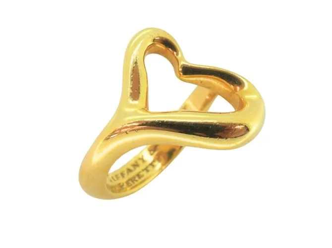 Tiffany & Co Anillo de oro amarillo K18YG Tiffany Heart 