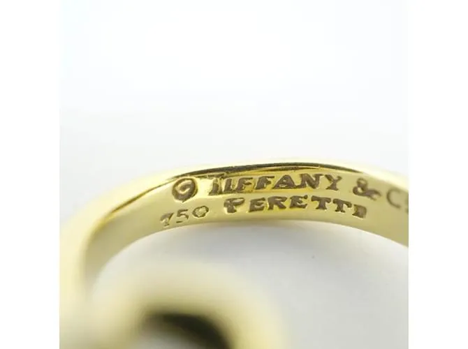 Tiffany & Co Anillo de oro amarillo K18YG Tiffany Heart 