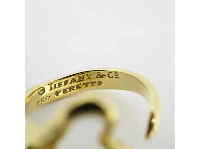 Tiffany & Co Anillo de oro amarillo K18YG Tiffany Heart 