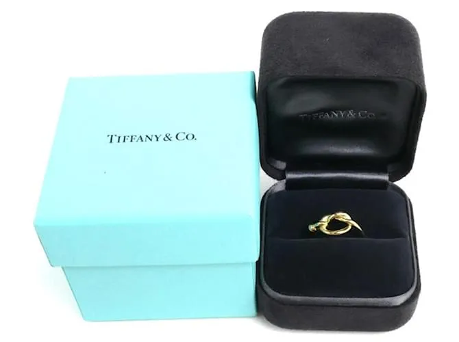 Tiffany & Co Anillo Love Knot en oro amarillo K18YG Tiffany 