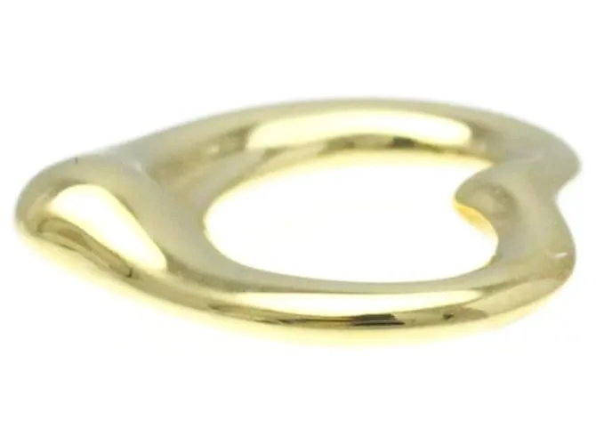 Tiffany & Co Collar colgante de diamante Tiffany Open Heart en oro amarillo Dorado 