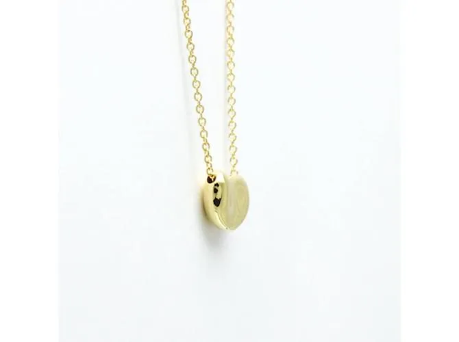 Tiffany & Co Collar colgante Tiffany Bean en oro amarillo Dorado 