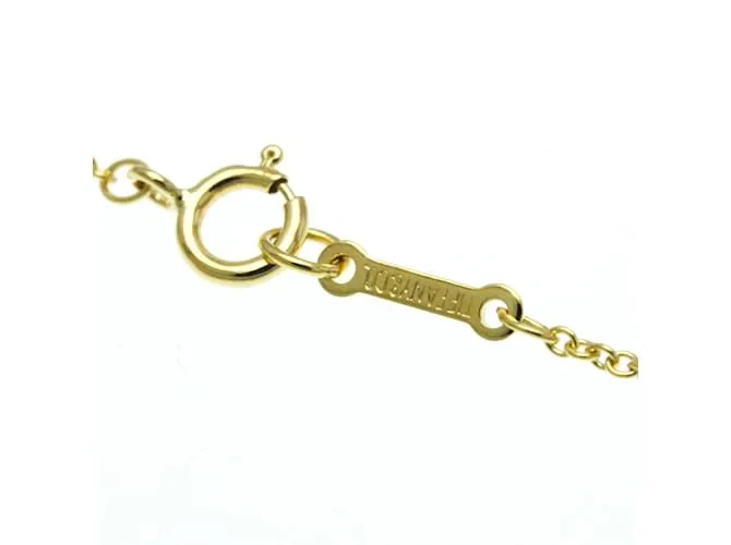 Tiffany & Co Collar colgante Tiffany Bean en oro amarillo Dorado 