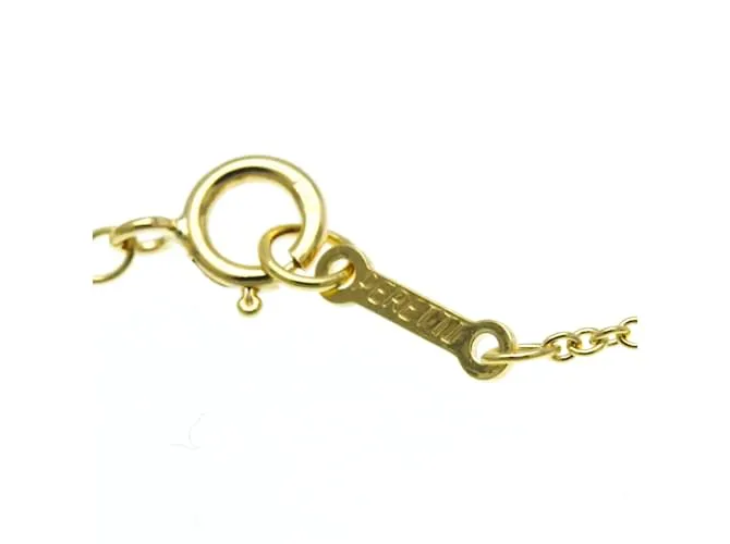 Tiffany & Co Collar colgante Tiffany Bean en oro amarillo Dorado 