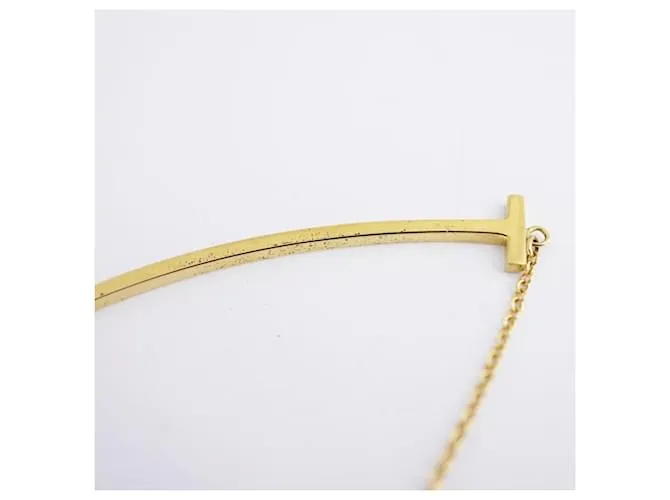 Tiffany & Co Collar Tiffany T Smile Large en oro amarillo de 18K 