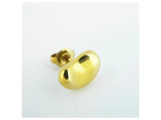 Tiffany & Co Pendientes de oro amarillo K18YG Tiffany Bean 