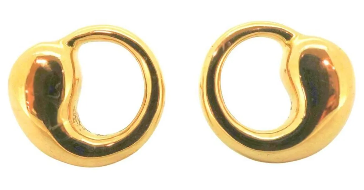 Tiffany & Co Pendientes de oro amarillo K18YG Tiffany Eternal 