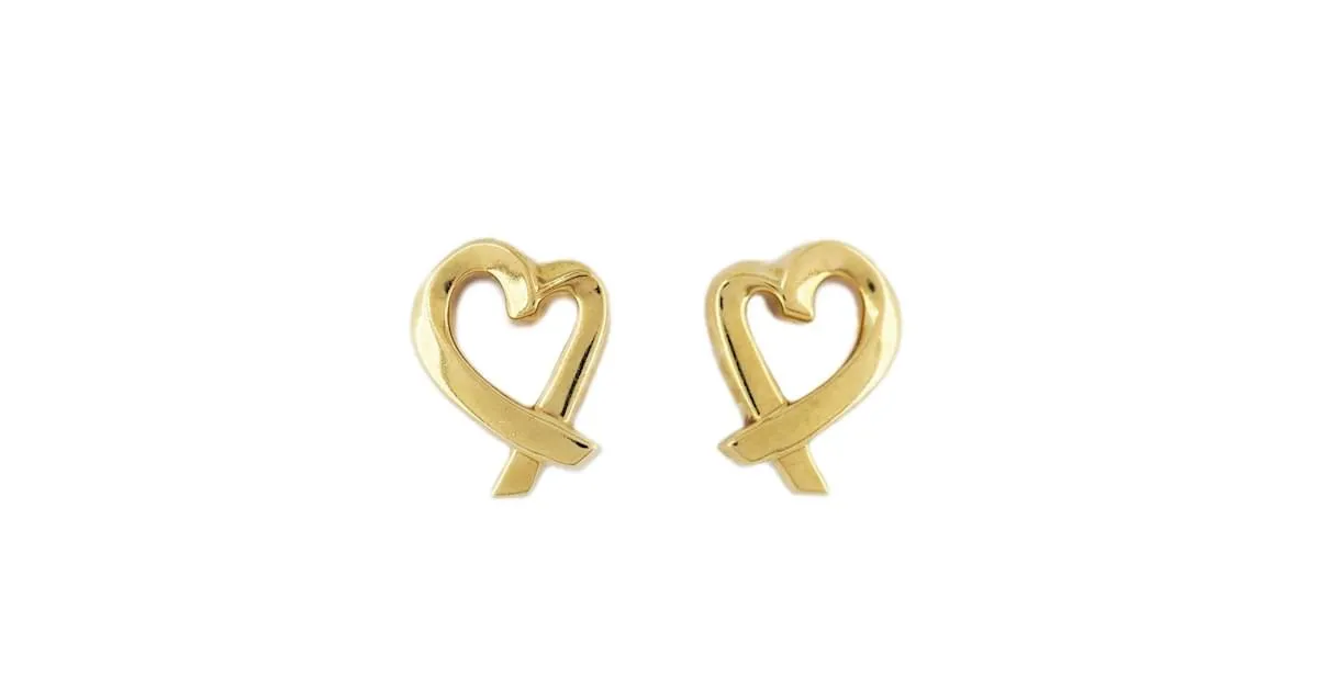 Tiffany & Co Pendientes de oro amarillo Tiffany 