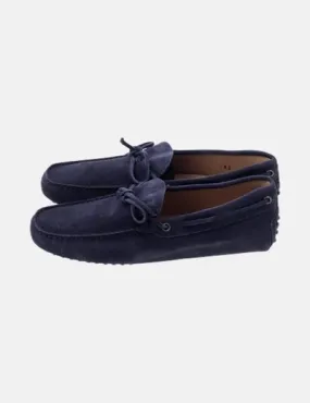 Tod's Mocasín ante azul marino