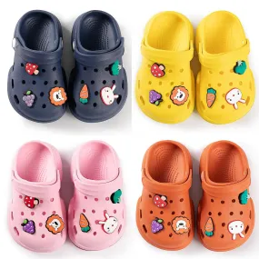 Toddler Kids Boys Girls Cute Garden Clogs Water Sandals Slip On Shoes Slipper Slides Lightweight Outdoor Summer Infant Children 